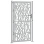 Puerta de jardín diseño con listón acero desgastado 105x180 cm