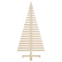 Árboles de Navidad de madera 3 pzas madera maciza pino
