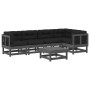 Gartenmöbel-Set 6-teilig und graue Massivholzkissen von vidaXL, Gartensets - Ref: Foro24-3185985, Preis: 593,35 €, Rabatt: %