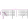 Drahtzaun mit Ankerspitzen grün 1,1x10 m von vidaXL, Zaunpaneele - Ref: Foro24-154114, Preis: 100,68 €, Rabatt: %