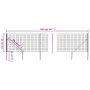Drahtzaun mit Ankerspitzen grün 1x10 m von vidaXL, Zaunpaneele - Ref: Foro24-154113, Preis: 104,68 €, Rabatt: %