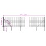 Wire fence with anchor spikes anthracite gray 1x10 m by vidaXL, fence panels - Ref: Foro24-154257, Price: 92,07 €, Discount: %
