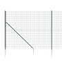 Drahtzaun mit Ankerspitzen grün 2,2x25 m von vidaXL, Zaunpaneele - Ref: Foro24-154127, Preis: 373,70 €, Rabatt: %
