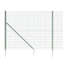 Wire fence with anchor spikes green 2x10 m by vidaXL, fence panels - Ref: Foro24-154118, Price: 162,71 €, Discount: %