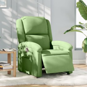 Sillón reclinable eléctrico de terciopelo verde claro Sillón reclinable eléctrico de terciopelo verde claro
