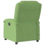 Sillón reclinable de masaje eléctrico terciopelo verde claro