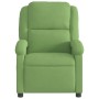 Sillón reclinable de masaje eléctrico terciopelo verde claro
