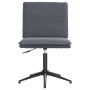 Silla de comedor terciopelo gris oscuro