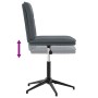 Silla de comedor terciopelo gris oscuro