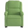 Sillón reclinable de masaje elevable terciopelo verde claro
