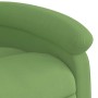 Sillón reclinable de masaje elevable terciopelo verde claro