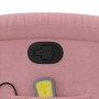 Sillón reclinable de masaje elevable terciopelo rosa
