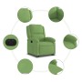 Sillón eléctrico reclinable elevable de terciopelo verde claro
