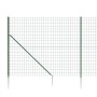 Drahtzaun mit Ankerspitzen grün 1,6x25 m von vidaXL, Zaunpaneele - Ref: Foro24-154124, Preis: 288,27 €, Rabatt: %