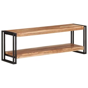 Mueble para TV madera maciza de acacia 120x30x40 cm