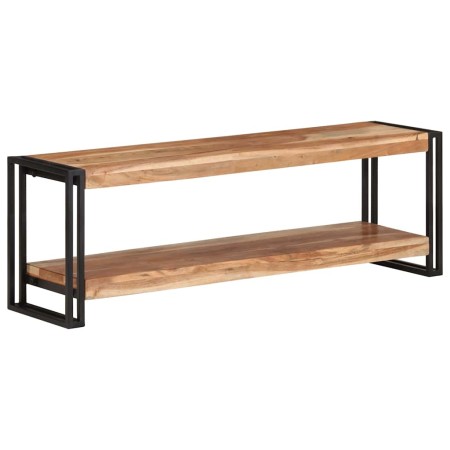 Mueble para TV madera maciza de acacia 120x30x40 cm