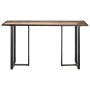 Mesa de comedor de madera maciza reciclada 140 cm