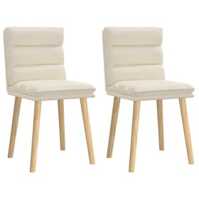 Sillas de comedor 2 unidades lino