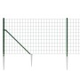 Grüner Drahtzaun mit Ankerspitzen 0,8x25 m von vidaXL, Zaunpaneele - Ref: Foro24-154120, Preis: 153,55 €, Rabatt: %