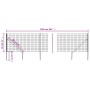Grüner Drahtzaun mit Ankerspitzen 0,8x25 m von vidaXL, Zaunpaneele - Ref: Foro24-154120, Preis: 153,55 €, Rabatt: %