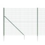 Wire fence with anchor spikes green 2.2x10 m by vidaXL, fence panels - Ref: Foro24-154119, Price: 176,04 €, Discount: %