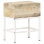 Mesita de noche de madera maciza de mango 40x30x50 cm