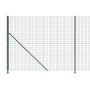 Wire fence with green flange 1.6x25 m by vidaXL, fence panels - Ref: Foro24-154156, Price: 227,07 €, Discount: %