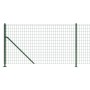 Wire fence with green flange 0.8x10 m by vidaXL, fence panels - Ref: Foro24-154144, Price: 71,32 €, Discount: %