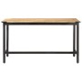 Massiver Esstisch aus rauem Mangoholz, 140 x 70 x 76 cm von vidaXL, Küchen- und Esstische - Ref: Foro24-287434, Preis: 202,06...