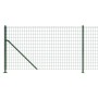 Wire fence with green flange 0.8x25 m by vidaXL, fence panels - Ref: Foro24-154152, Price: 115,59 €, Discount: %