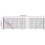 Drahtzaun mit grünem Flansch 0,8x25 m von vidaXL, Zaunpaneele - Ref: Foro24-154152, Preis: 115,68 €, Rabatt: %