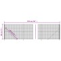 Close to wire with anthracite grey tie 2x25 m by vidaXL, fence panels - Ref: Foro24-154302, Price: 177,13 €, Discount: %