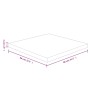 Square oak wood untreated table top 80x80x4 cm by vidaXL, Table tops - Ref: Foro24-342946, Price: 130,12 €, Discount: %