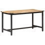 Massiver Esstisch aus rauem Mangoholz, 140 x 70 x 76 cm von vidaXL, Küchen- und Esstische - Ref: Foro24-287434, Preis: 202,06...