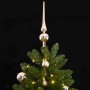 Árbol de Navidad artificial con bisagras 300 LED y bolas 270 cm