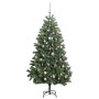 Árbol de Navidad artificial con bisagras 300 LED y bolas 300 cm