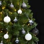 Árbol de Navidad artificial con bisagras 300 LED y bolas 270 cm