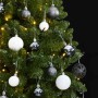Árbol de Navidad artificial con bisagras 300 LED y bolas 300 cm