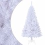 Árbol de Navidad artificial con ramas gruesas PVC blanco 150 cm