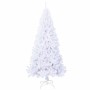 Árbol de Navidad artificial con ramas gruesas PVC blanco 180 cm