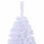 Árbol de Navidad artificial con ramas gruesas PVC blanco 180 cm