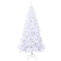 Árbol de Navidad artificial con ramas gruesas PVC blanco 240 cm