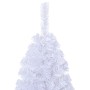 Árbol de Navidad artificial con ramas gruesas PVC blanco 240 cm