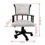 White swivel office chair by vidaXL, Office chairs - Ref: Foro24-20041, Price: 275,24 €, Discount: %