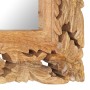 Espejo tallado a mano marrón 110x50 cm madera maciza de mango
