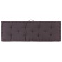 Cojines para muebles de palets 2 unidades algodón antracita