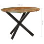 Mesa de comedor madera maciza reciclada redonda 100x100x75 cm en Mesas de cocina y de comedor | Comprar online en Foro24
