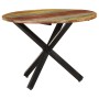Mesa de comedor madera maciza reciclada redonda 100x100x75 cm en Mesas de cocina y de comedor | Comprar online en Foro24