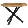 Mesa de comedor madera maciza reciclada redonda 100x100x75 cm en Mesas de cocina y de comedor | Comprar online en Foro24