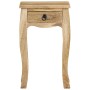 Mesita de noche de madera maciza de mango 28x28x46 cm